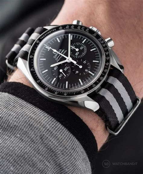 omega speedmaster moonwatch nato strap|omega speedmaster racing strap.